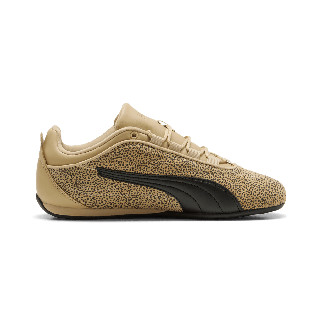 Puma women's Catch Soleil Topcat sneakers in white and pink with sporty design and breathable mesh upper.