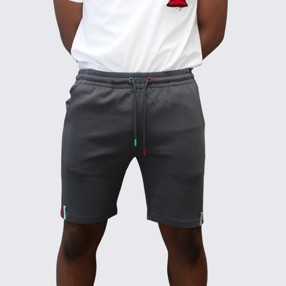 Pure Premium Lono Shorts Grey - Shazem - MENS SHORTS/BERMUDA - PURE PREMIUM