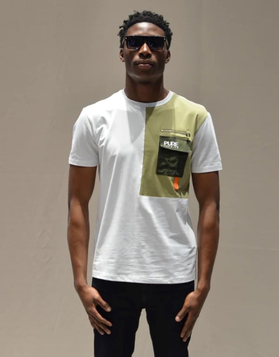 Pure Premium Uzzi Tee White - Shazem - MENS T - SHIRTS - PURE PREMIUM