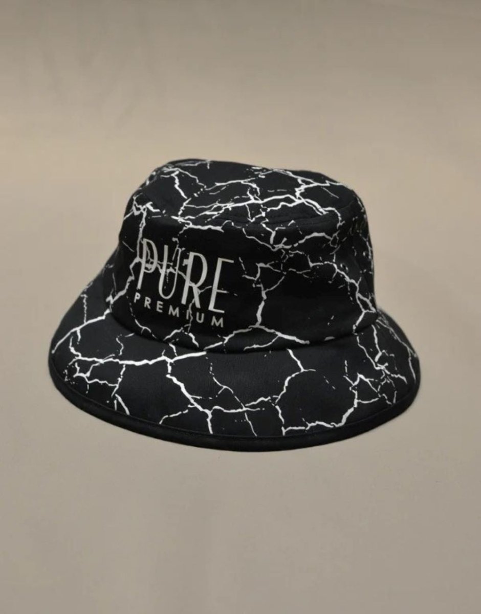 Pure Premium Vespucci Black Bucket Hat - Shazem - UNISEX HEADWEAR - PURE PREMIUM