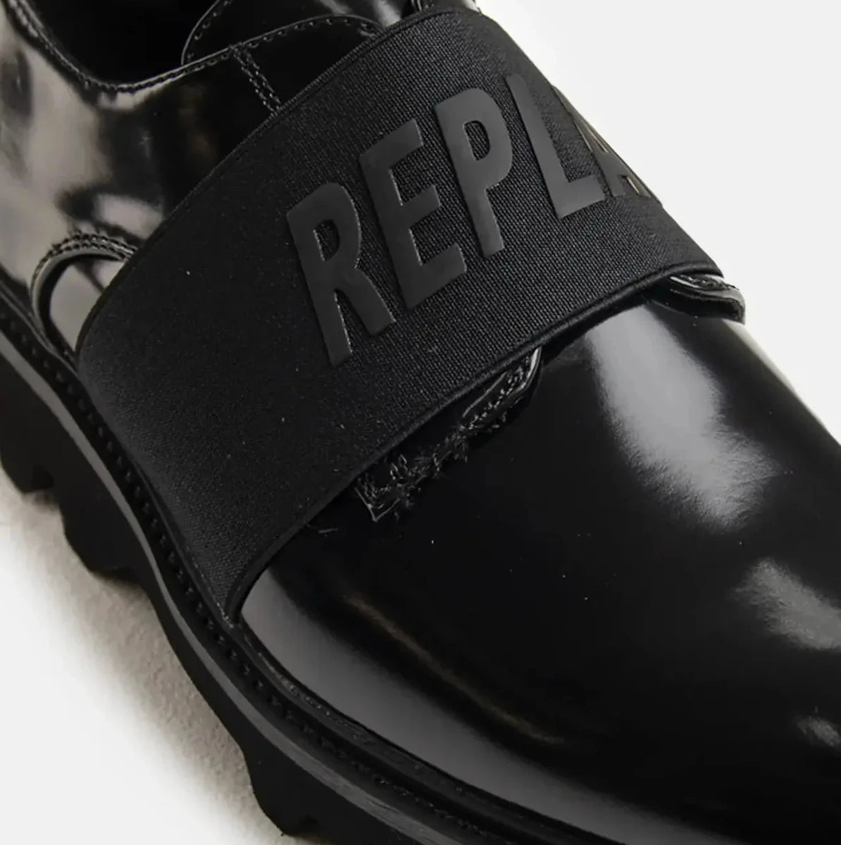 Replay Canver Brush Black - Black - Shazem - MENS SNEAKERS - REPLAY