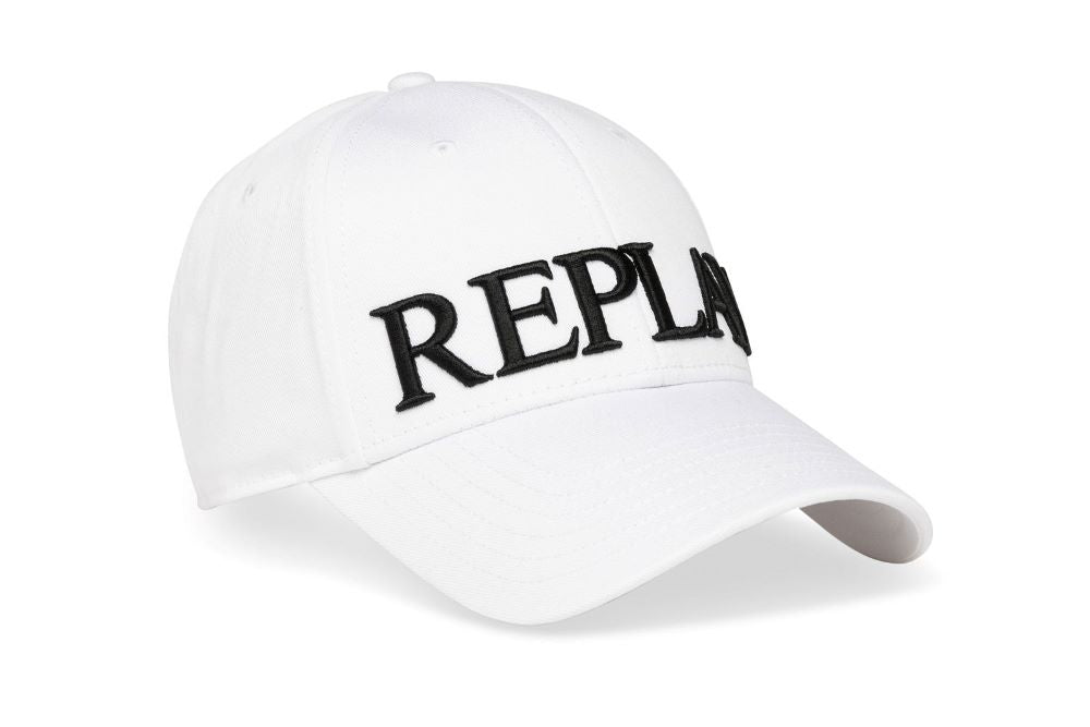 Replay Cap Optical White - Ax4308 - Shazem - UNISEX HEADWEAR - REPLAY