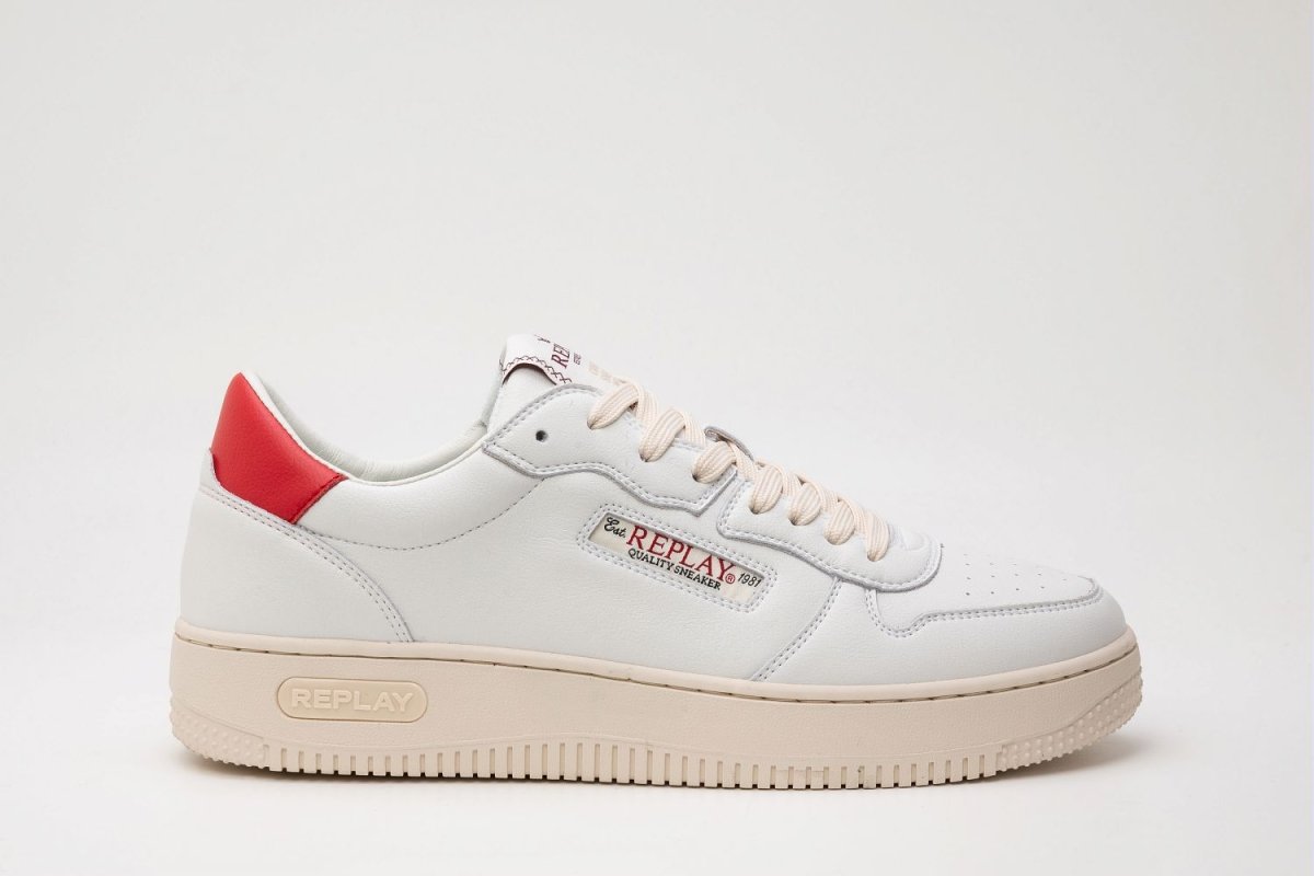 Replay Epic Double White/Red - Shazem - MENS SNEAKERS - REPLAY