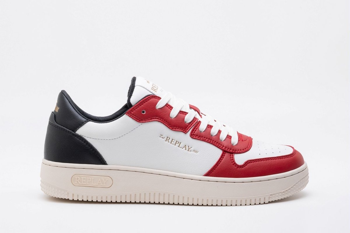 Replay Epic M Base United Red/White/Black - Shazem - MENS SNEAKERS - REPLAY