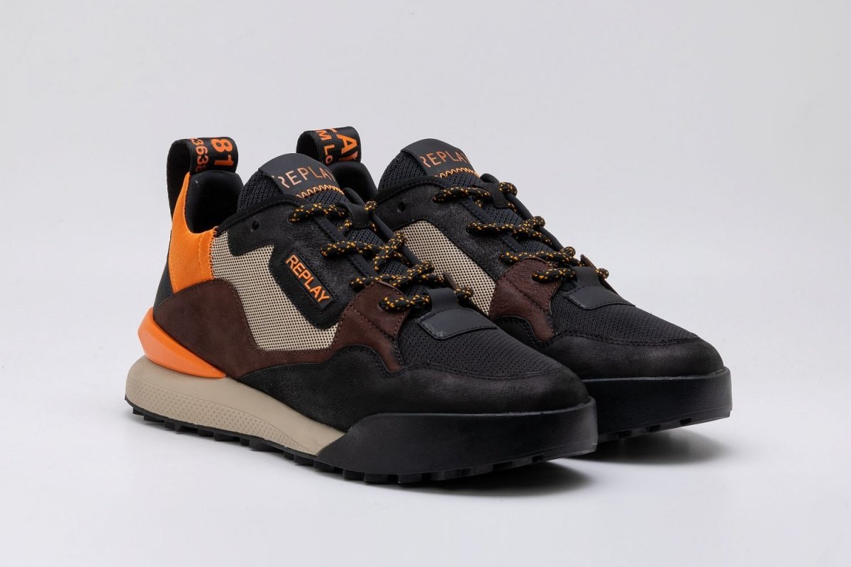Replay Field 2.0 Rider Black - Shazem - MENS SNEAKERS - REPLAY