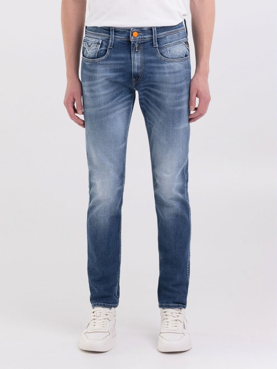 Replay Jeans Medium Blue - M914Y - Shazem - MENS JEANS - REPLAY