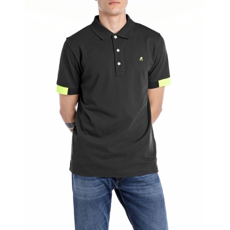 Replay M3006 Golfer Black - Shazem - MENS GOLFER - REPLAY