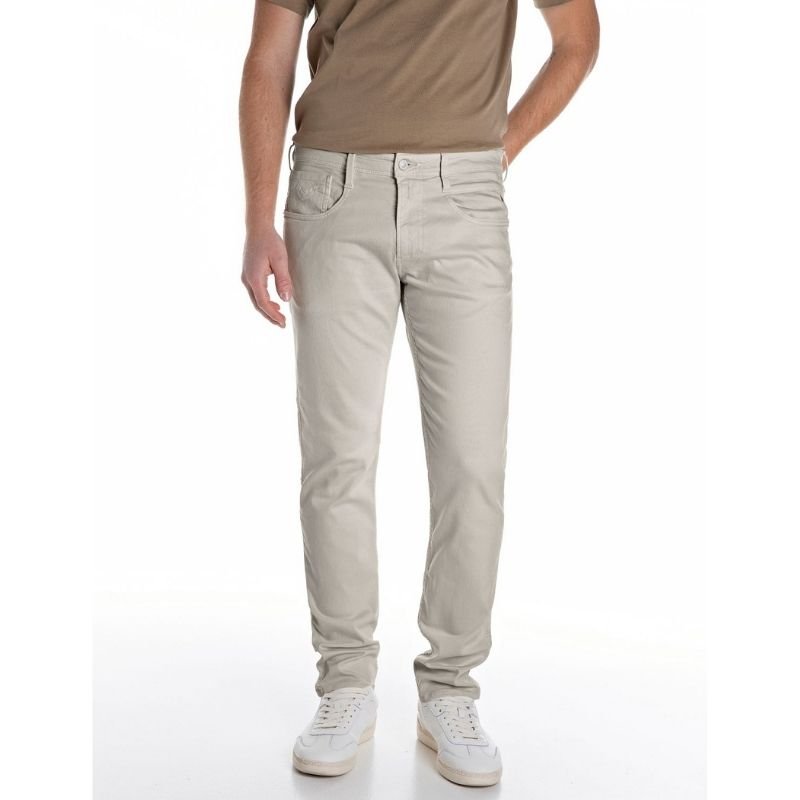 Replay M914Y Jean Oatmeal Beige - Shazem - MENS JEANS - REPLAY