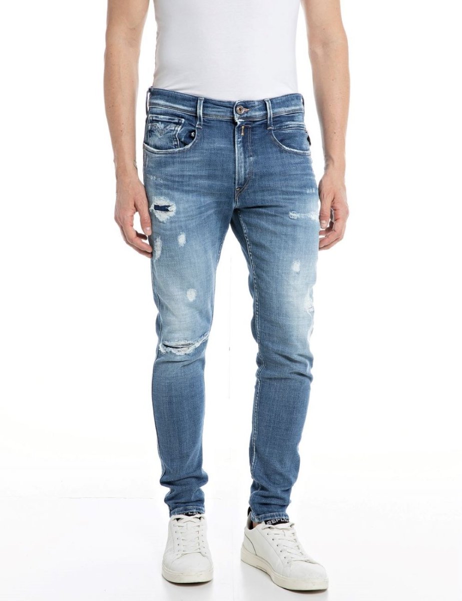 Replay Medium Blue Jeans - MA934Q - Shazem - MENS JEANS - REPLAY