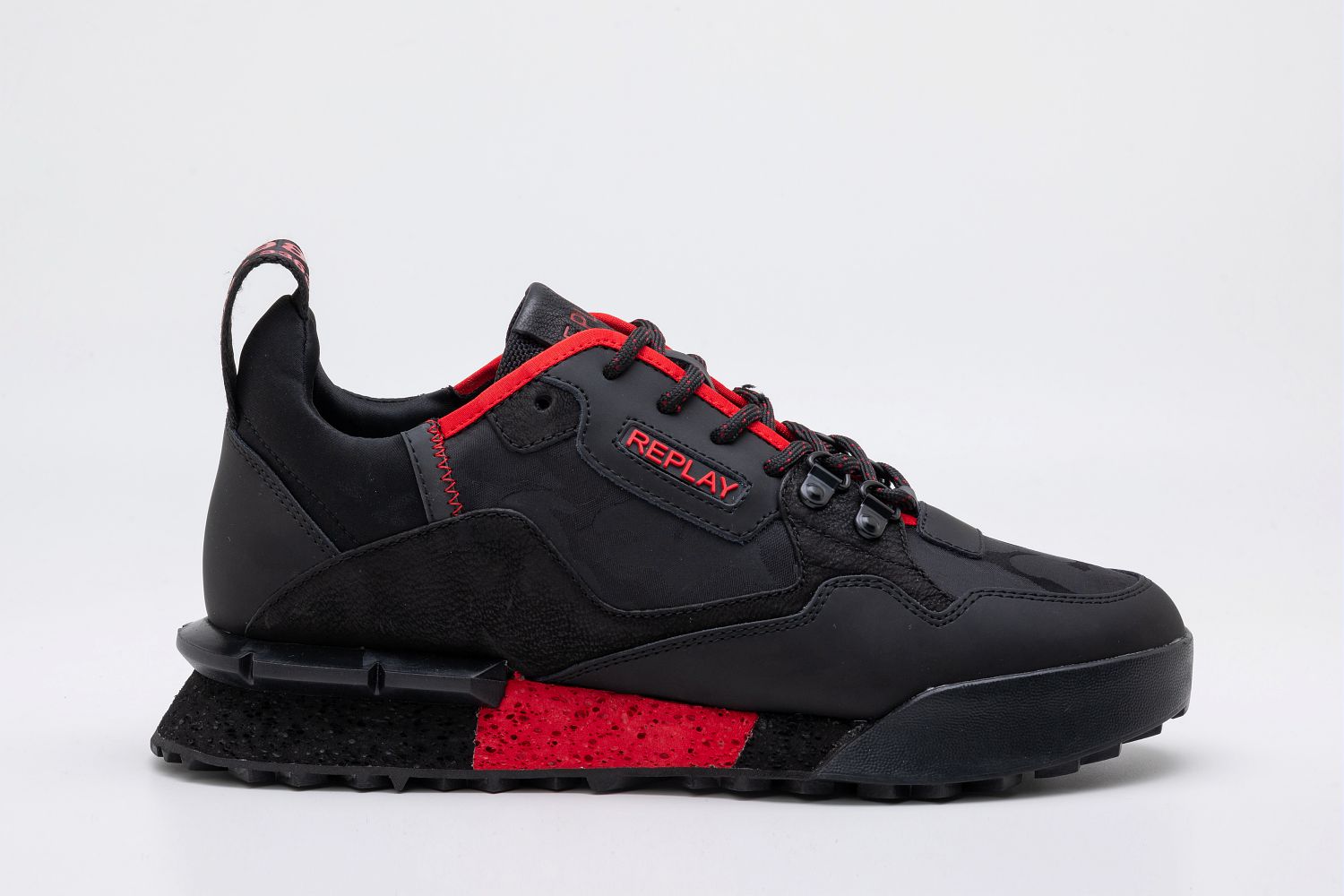 REPLAY FM FIELD SPEED COMBO BLACK RED - Shazem