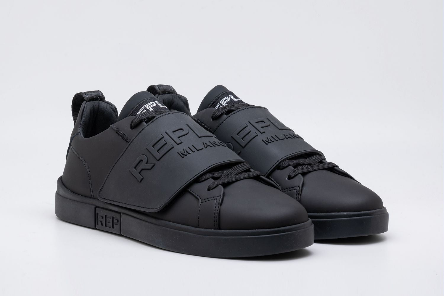 REPLAY FM POLYS STRAP BLACK - Shazem