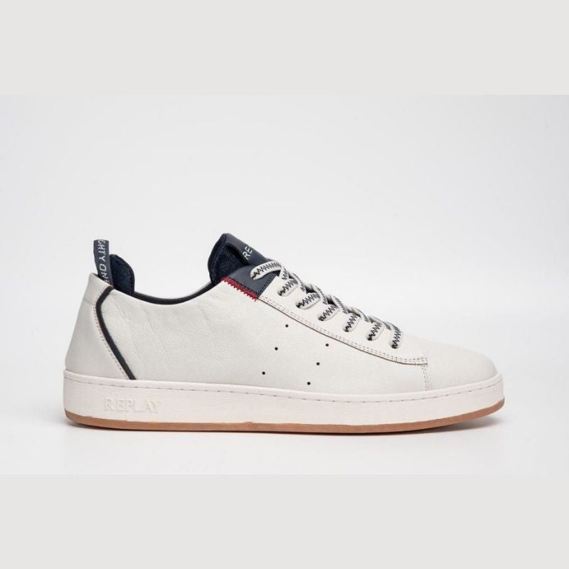 REPLAY FM SMASH PORT OFF WHITE NAVY - Shazem