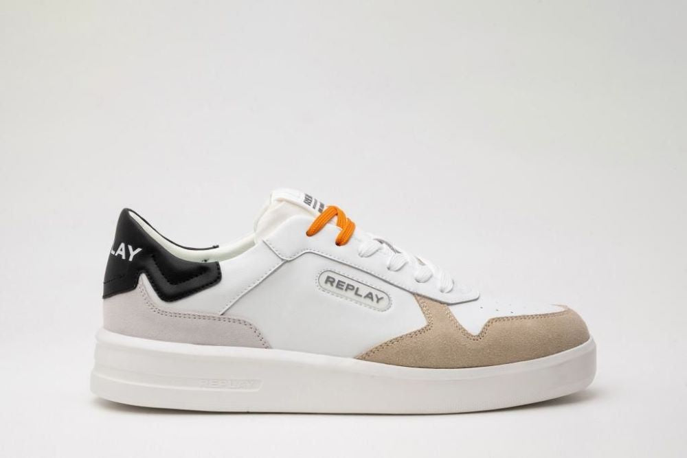 REPLAY FM UNIVERSITY COURT MX WHITE - Shazem
