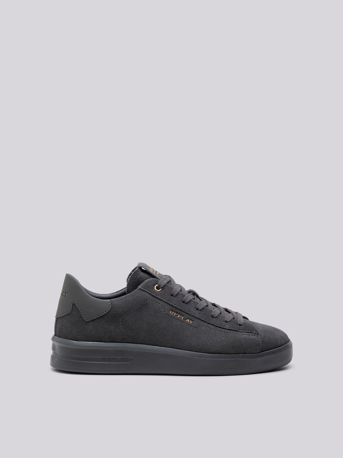 REPLAY FM UNIVERSITY M SUEDE GREY - Shazem