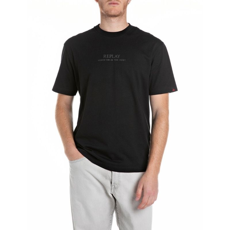 REPLAY CM M3034 TEE BLACK - Shazem