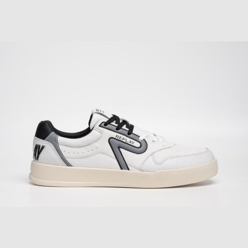 Replay Oyzone Union White/Black - Shazem - MENS SNEAKERS - REPLAY