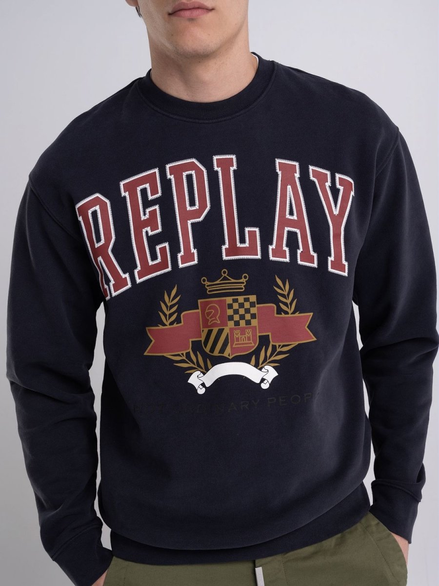 Replay Sweater Top - M6271 099 - Shazem - MENS SWEATER - REPLAY
