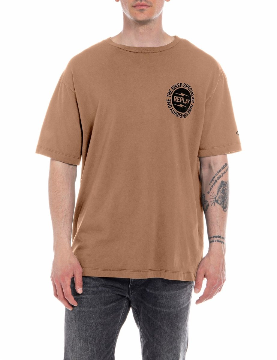 Replay Tee Brown - M6488 - Shazem - MENS T - SHIRTS - REPLAY