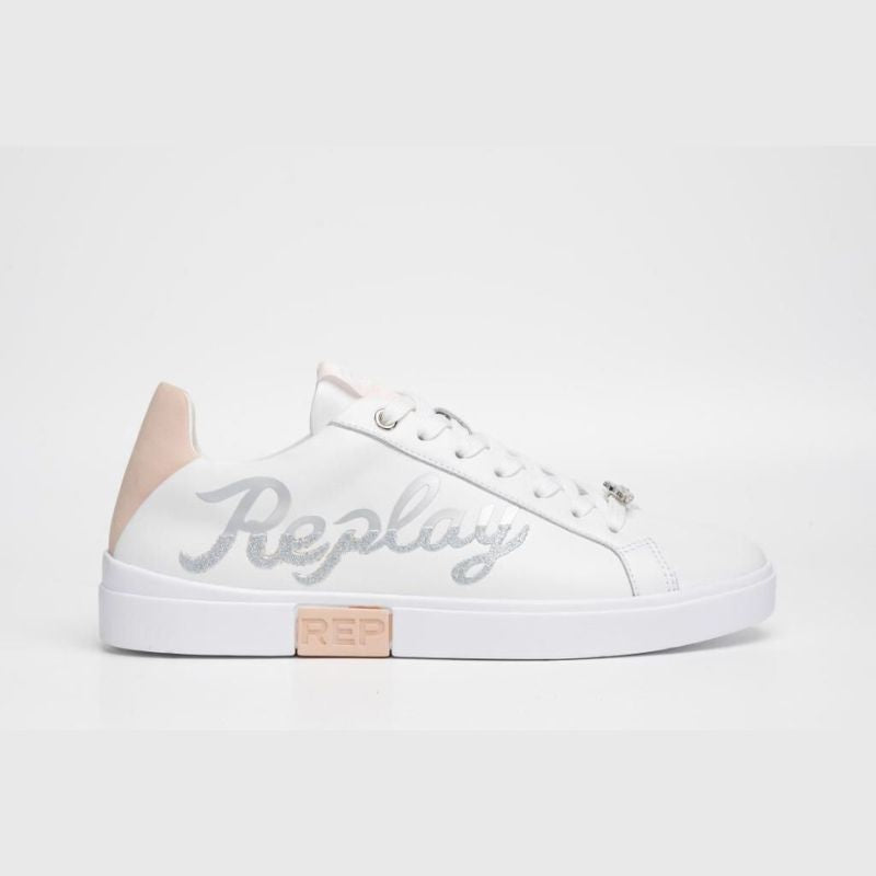 REPLAY FL POLYS WRITE WHITE NUDE - Shazem