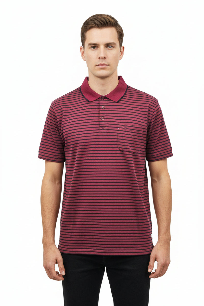 Ballantyne UT102-2 Golfer Maroon/Blue