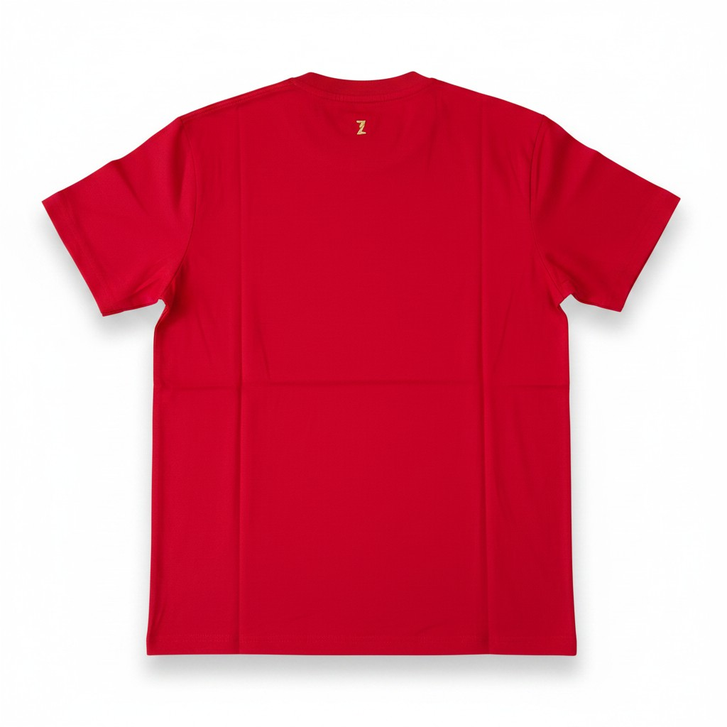 Red Arbiter Alfonso men's t-shirt with a casual fit, featuring the Arbiter brand logo on the front.