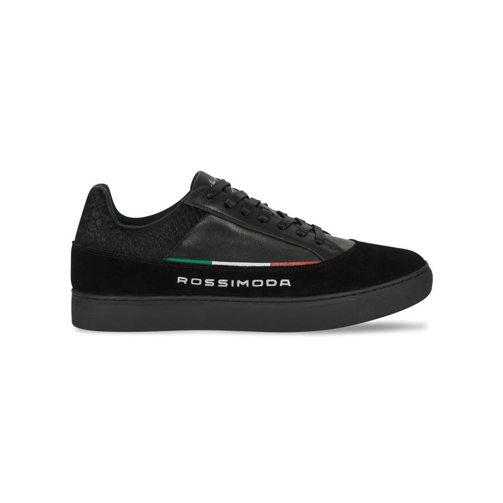 Rossimoda Italia Low Black - Shazem - MENS SNEAKERS - ROSSIMODA