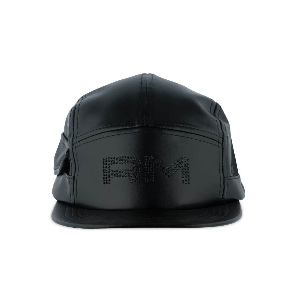 Rossimoda Lusso Gemma 5 Panel Cap Black - Shazem - MENS HEADWEAR - ROSSIMODA
