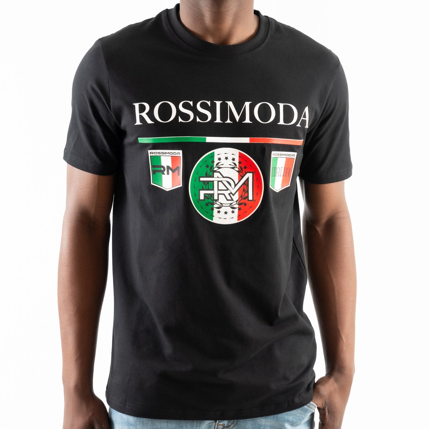 ROSSIMODA CM MILANO SENIOR TEE BLACK - Shazem