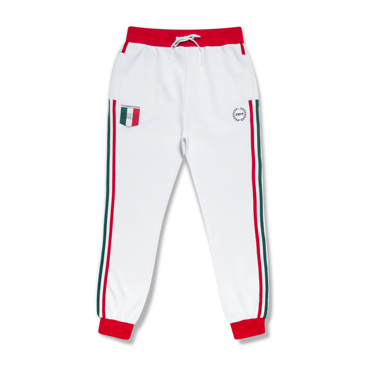 Rossimoda Ombra Spillo Track Pant White - Shazem - MENS TRACK PANTS - ROSSIMODA