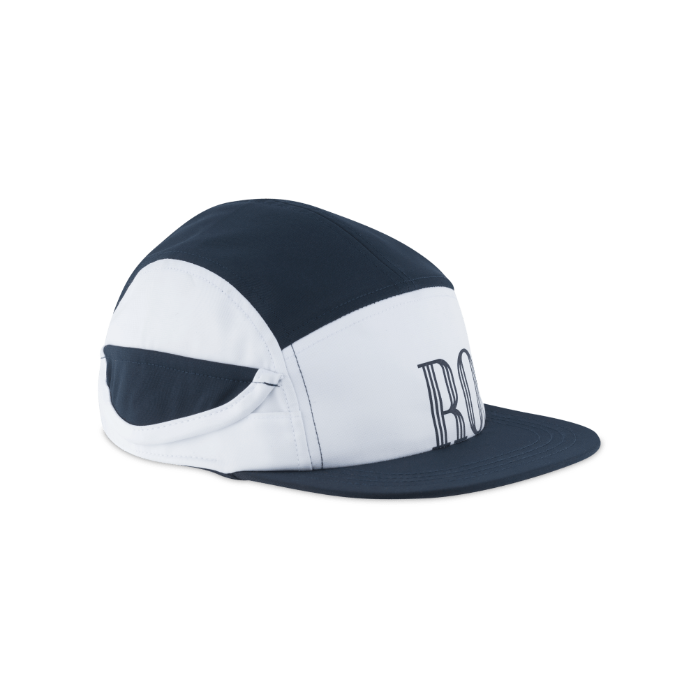 Rossimoda Venezia 5 Panel Cap Navy/White - Shazem - MENS HEADWEAR - ROSSIMODA