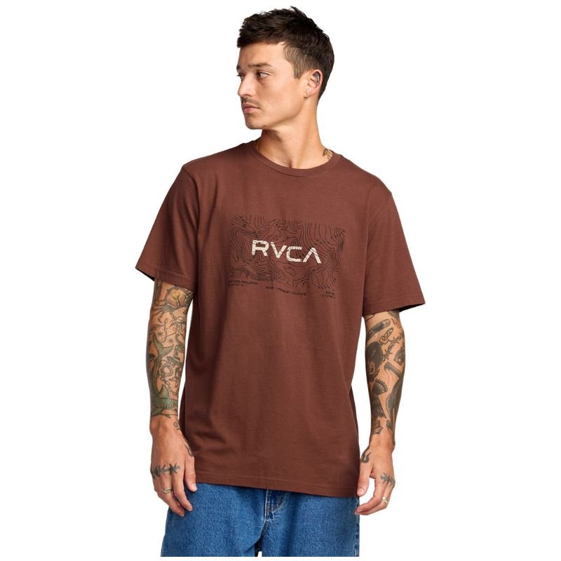 Rvca Topo Tee Red - Shazem - MENS T - SHIRTS - RVCA