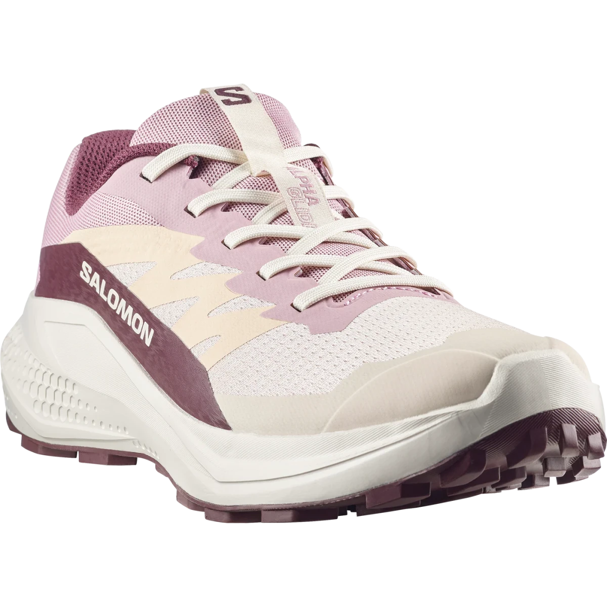 Salomon Alphaglide Tapioca/Dawn Pink/Huckleberry - Shazem - WOMENS SNEAKERS - SALOMON
