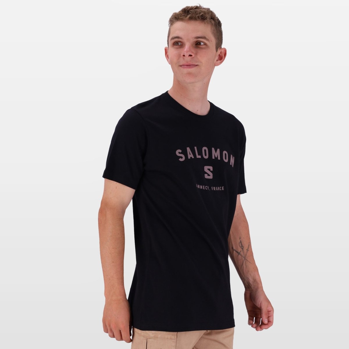 Salomon Alpine Tee Black - Shazem - MENS T - SHIRTS - SALOMON