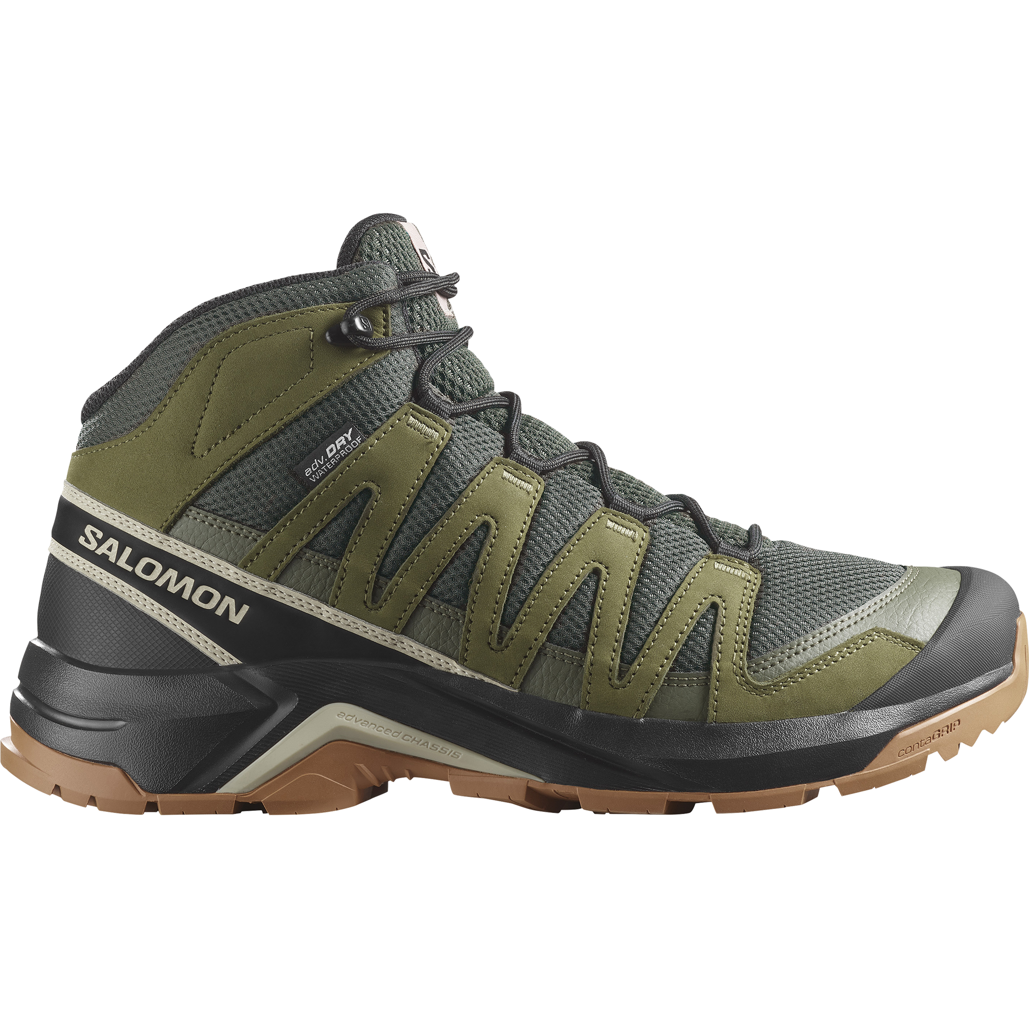 SALOMON FM X-ADVENTURE RECON MID GTX OLIVE - Shazem