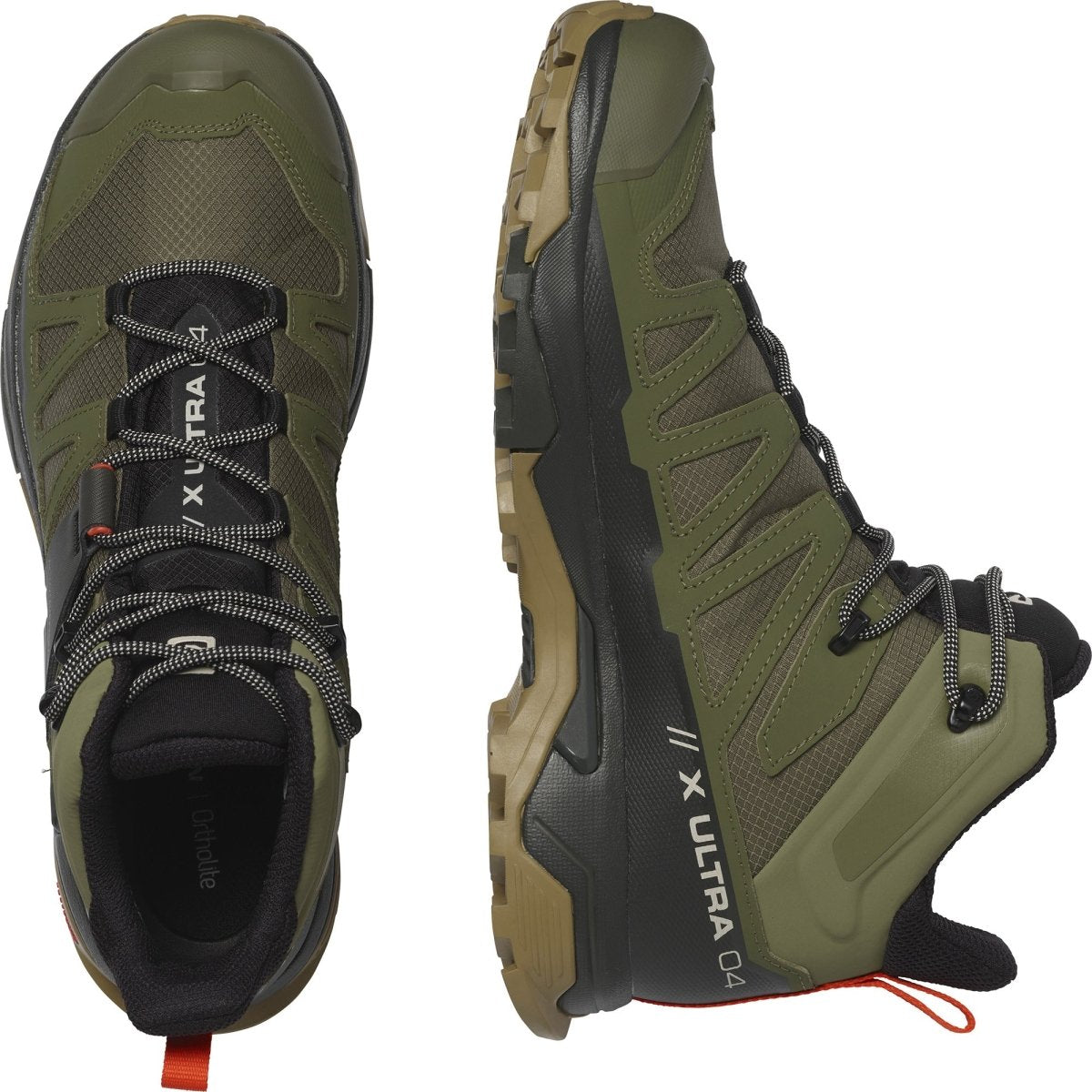 Salomon X Ultra 4 Mid Gtx Deep Lichen Green-Peat-Kelp - Shazem - MENS SNEAKERS - SALOMON