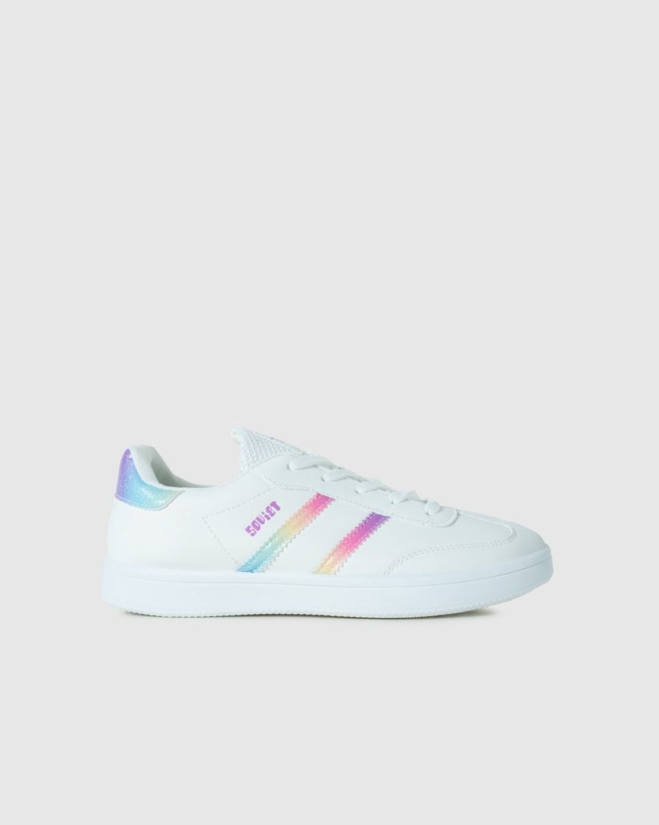 Soviet Kids Isla Fash White - Glitter - Shazem - KIDS SNEAKERS - SOVIET