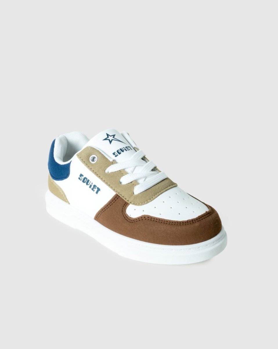 Soviet Kids Society Off White - Brown - Shazem - KIDS SNEAKERS - SOVIET