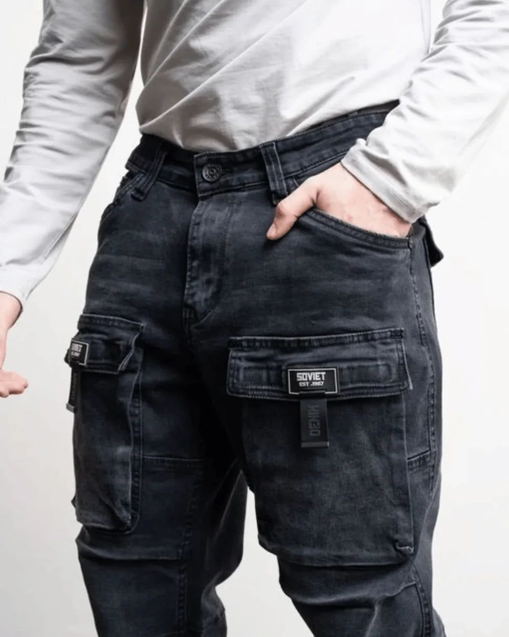 SOVIET CM GUNNER JEANS BLACK