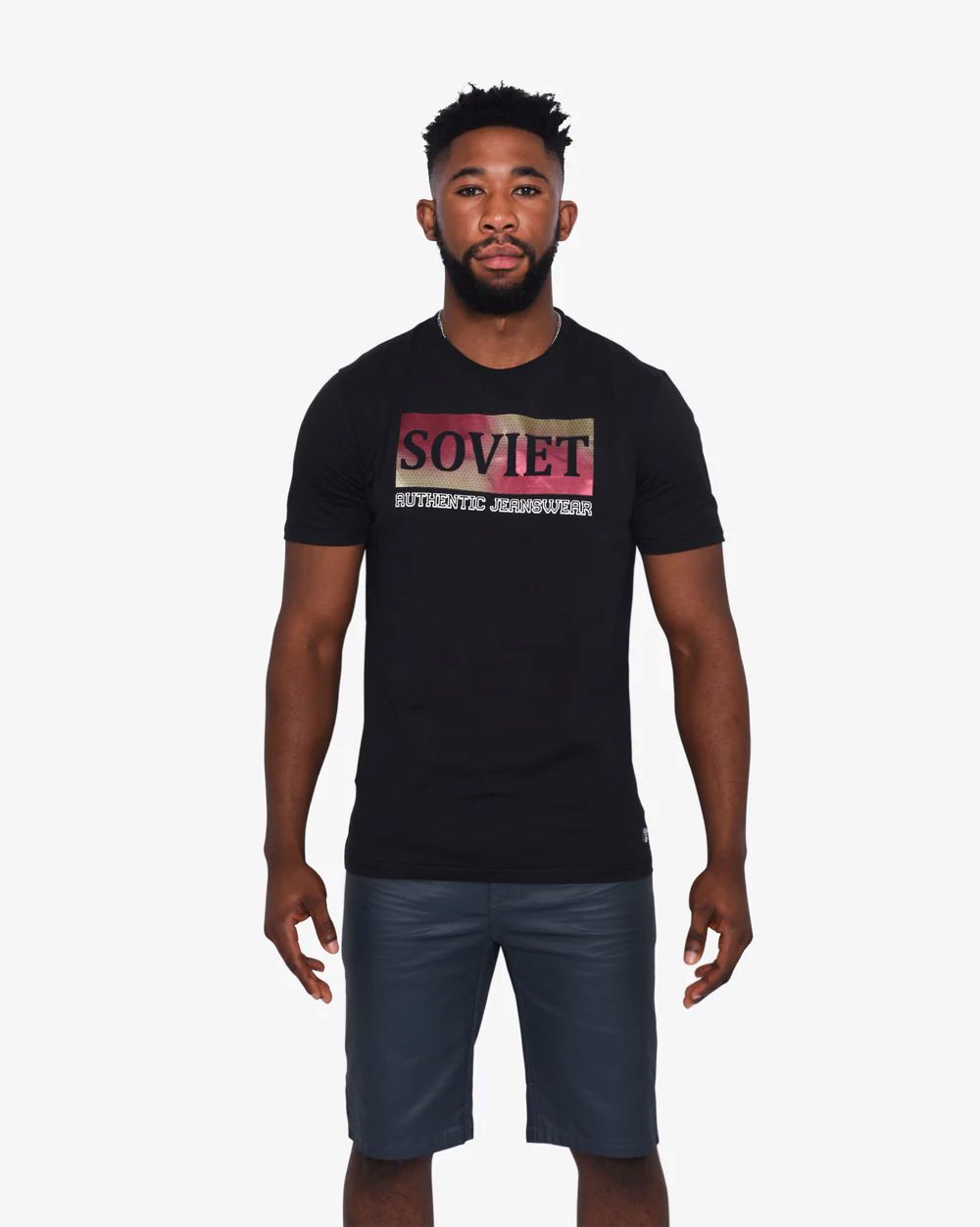 SOVIET CM DOMAIN TEE BLACK