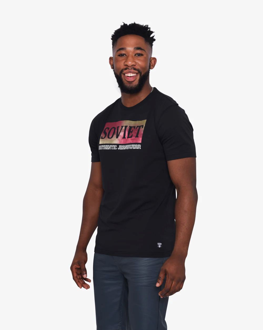 SOVIET CM DOMAIN TEE BLACK