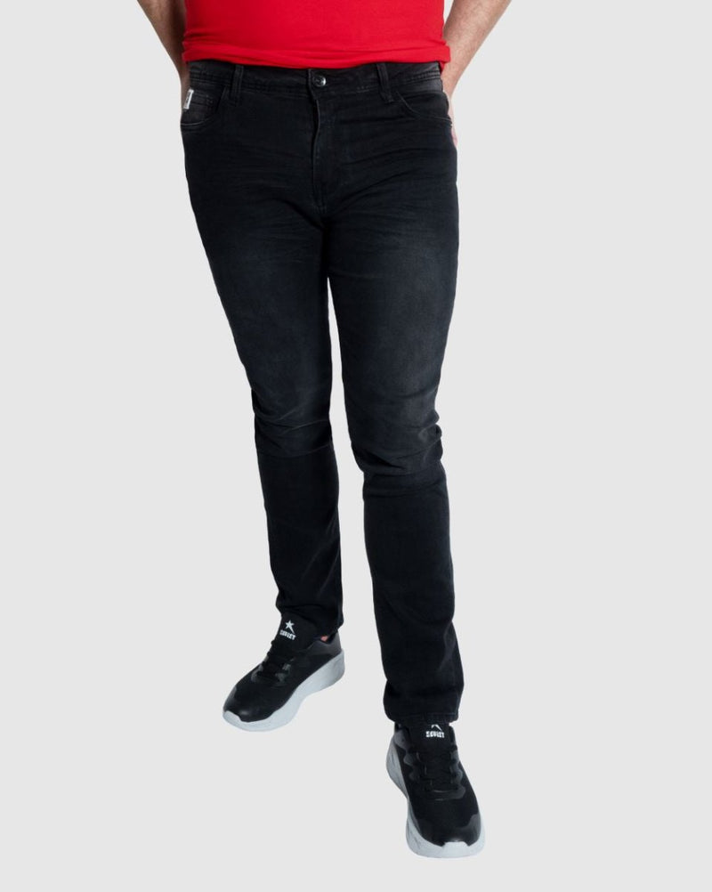Black Soviet Modric Kids Jeans with adjustable waistband and comfortable fit, featuring classic denim styling.