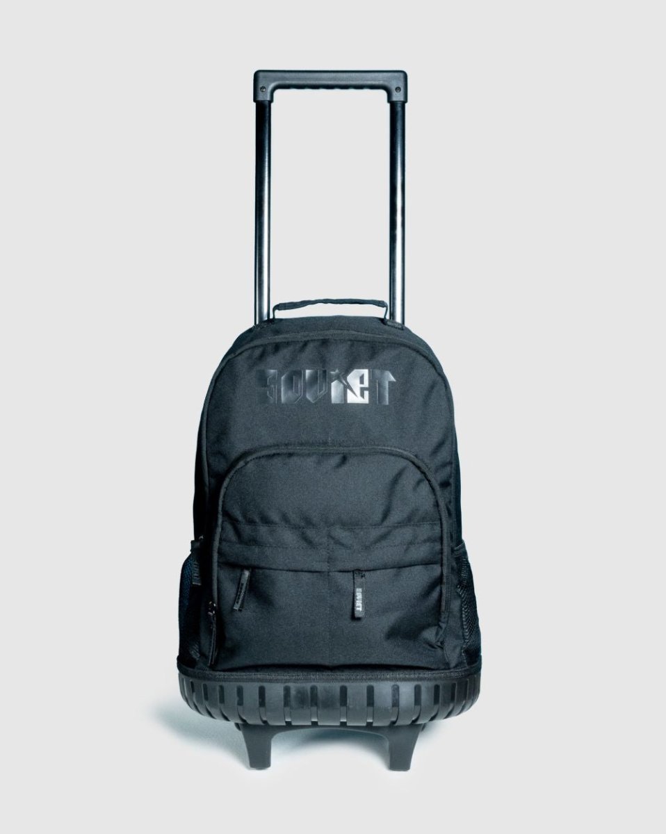 Soviet Pumas Trolley Bag Black Mono - Shazem - UNISEX LUGGAGE - SOVIET