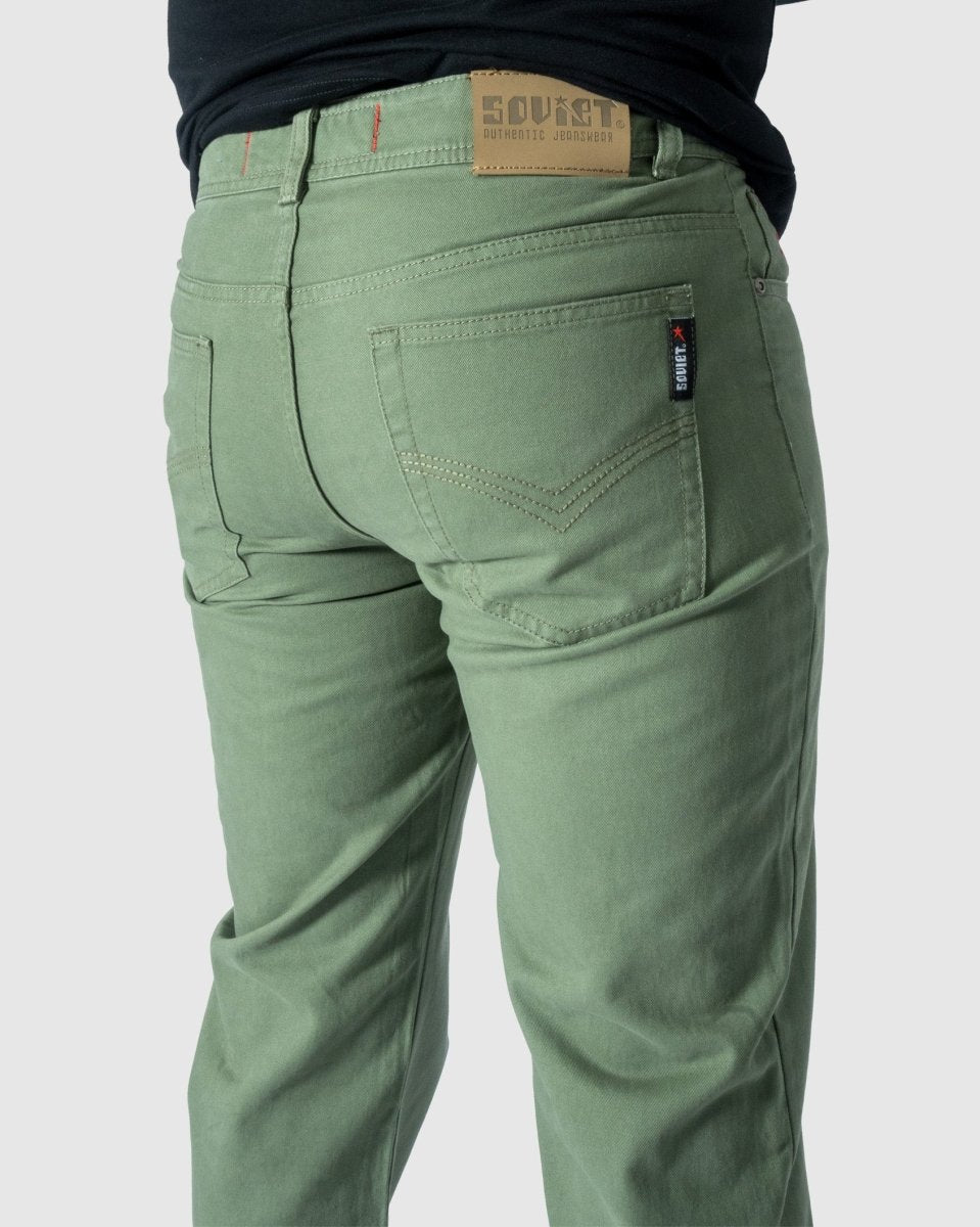 Soviet Voyager 2 No5 Donkey men's jeans with classic fit and denim texture, displayed on a plain background.