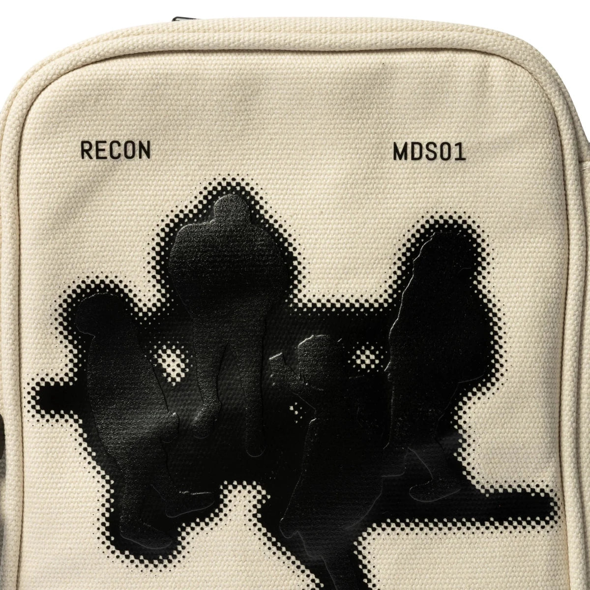 SPCC Dune Force Hip Bag in off-white, men's luggage with adjustable strap and multiple compartments for convenient carrying.