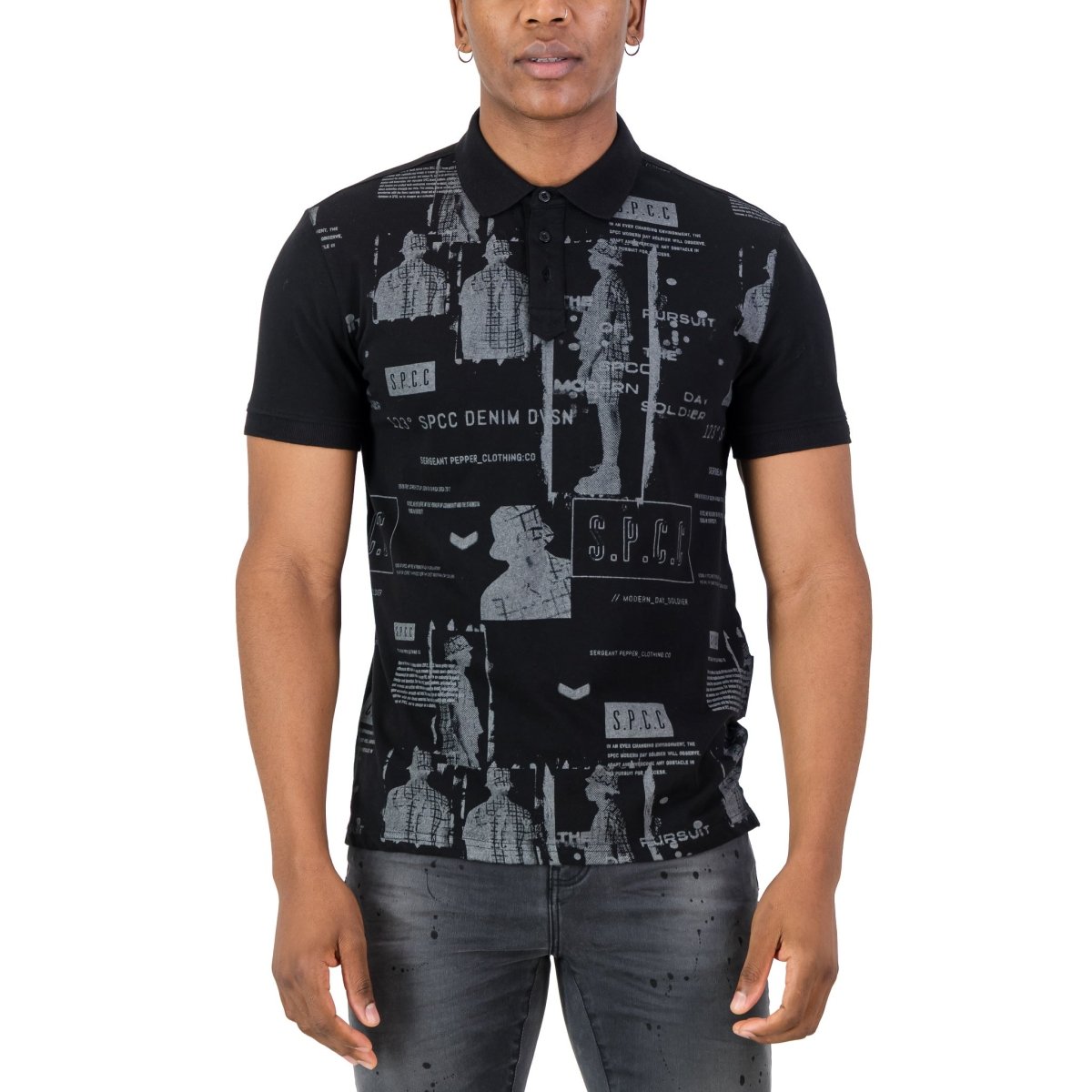 SPCC Krall Golfer Black - Shazem - MENS GOLFER - SPCC