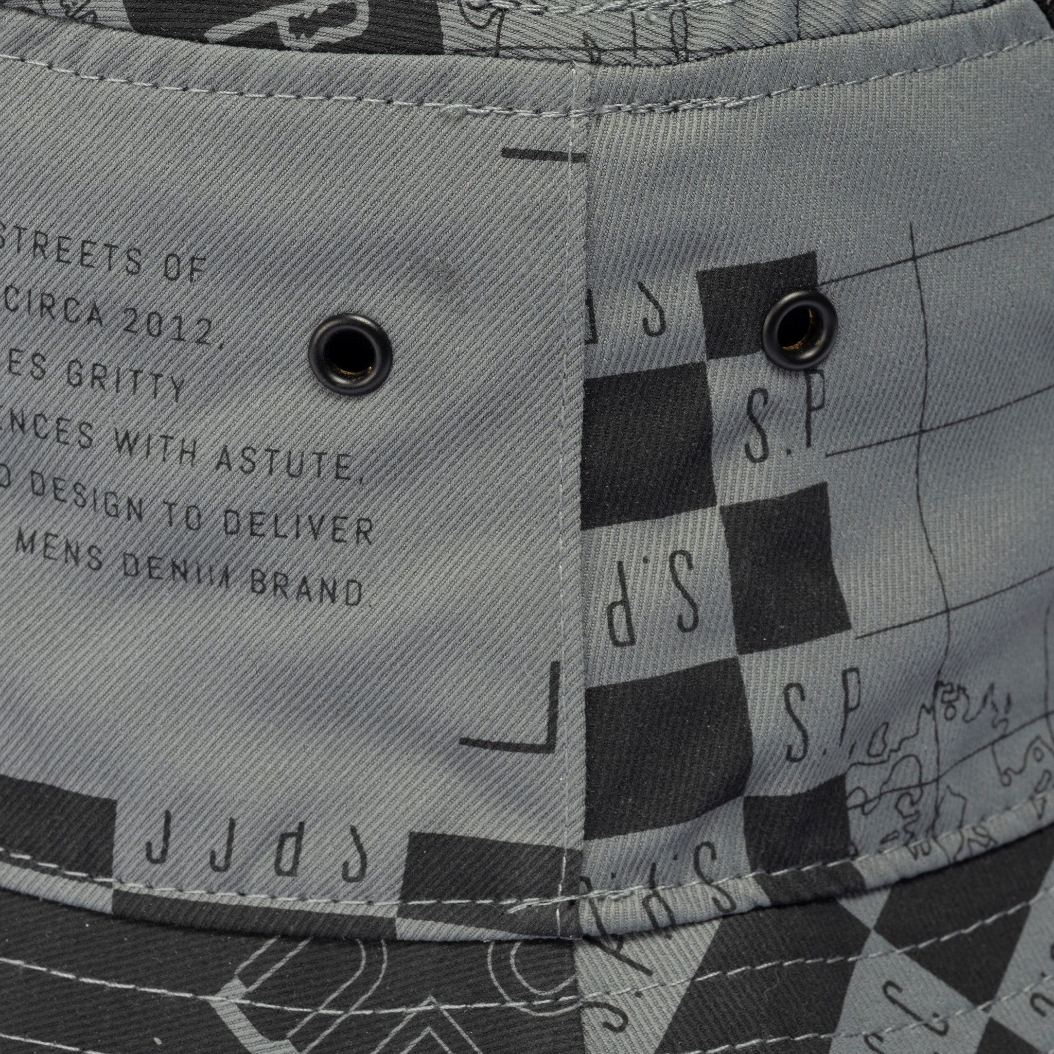 SPCC AM LIBERTINE BUCKET HAT BLUE GREY