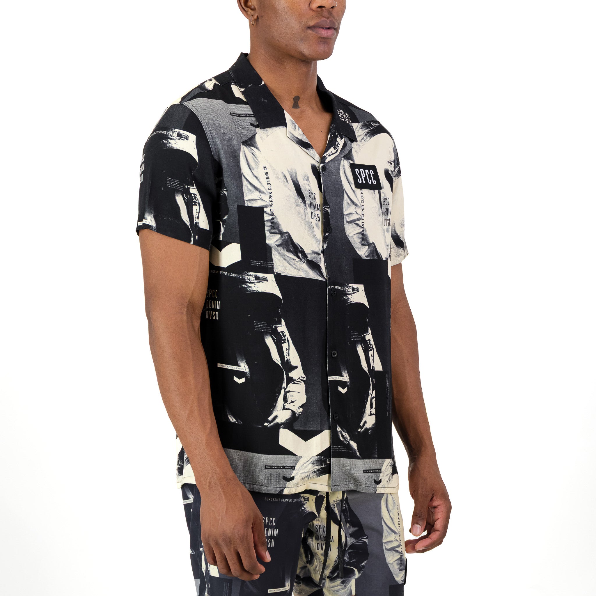 SPCC CM BONELLO SHIRT LIGHT STONE - Shazem