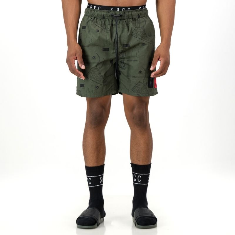 SPCC AM RECON HORIZON POOL SHORT FATIGUE - Shazem