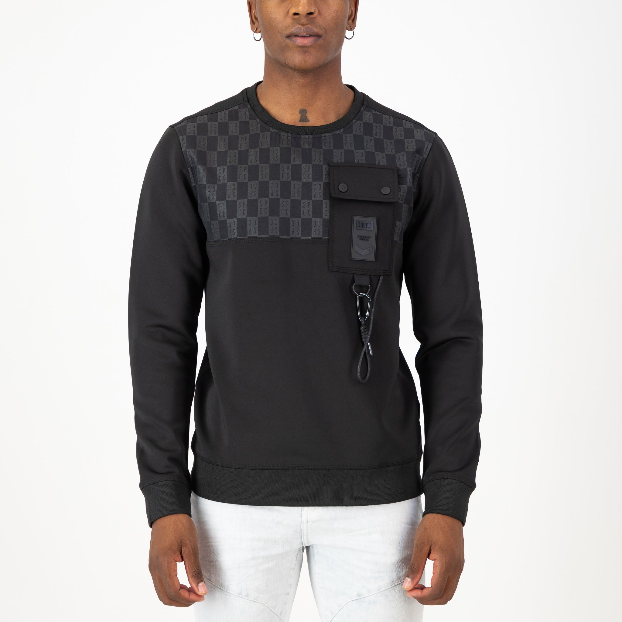 SPCC CM ALLORA SWEATER BLACK - Shazem