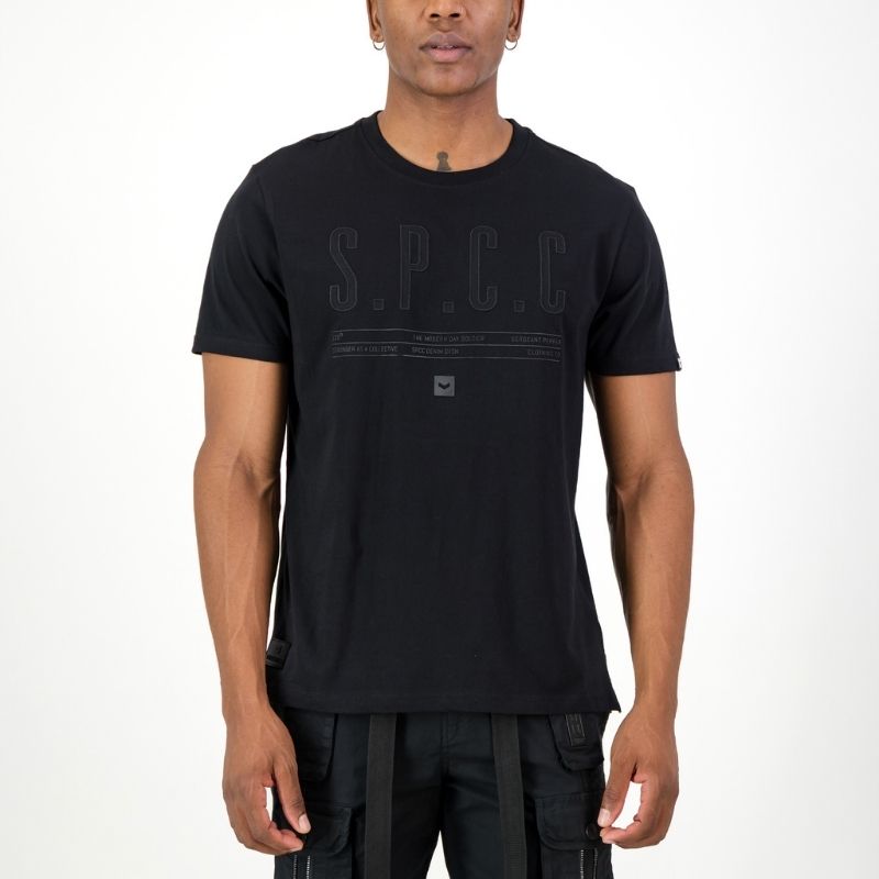 SPCC CM COSMIN TEE BLACK - Shazem